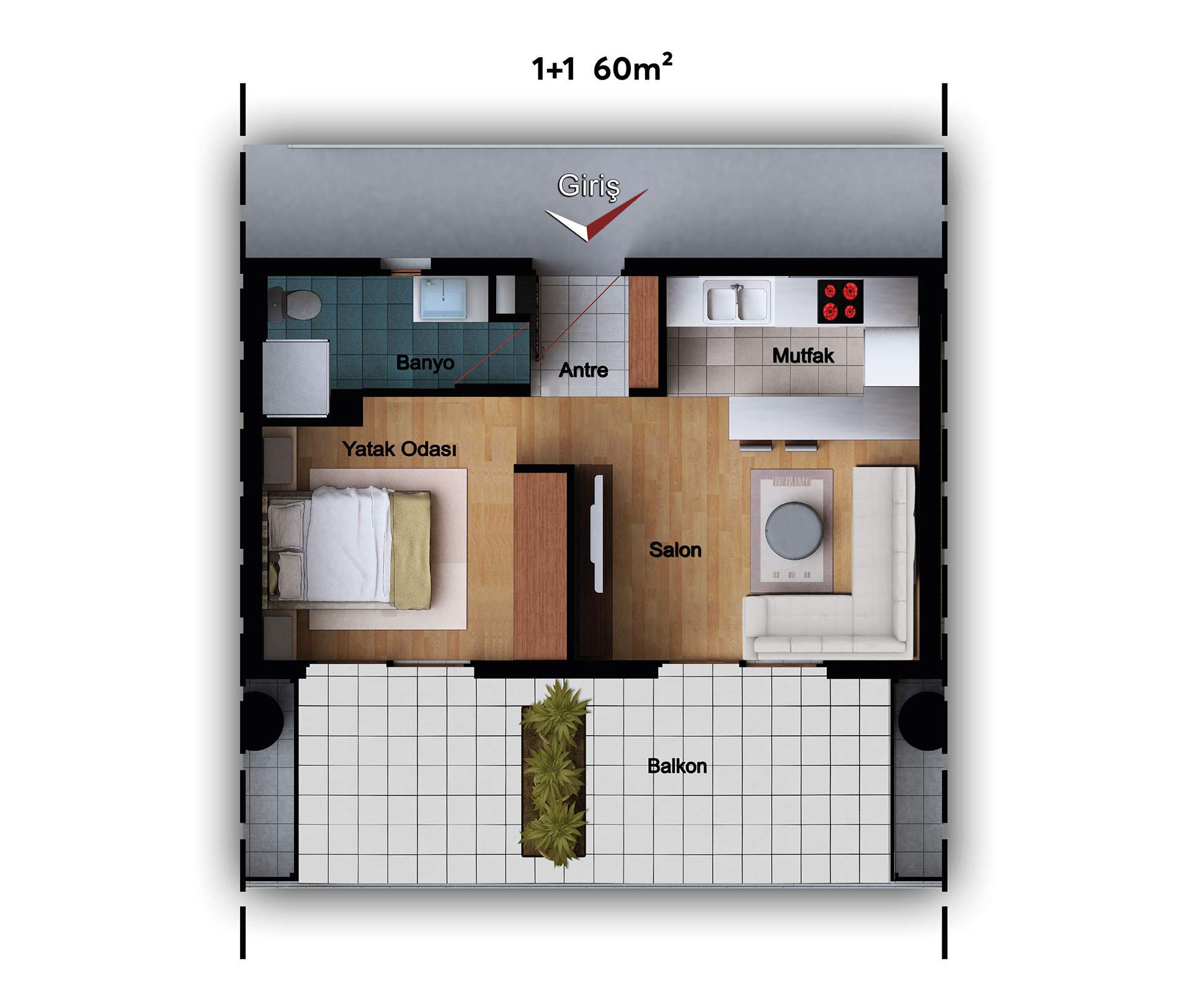 Koy Projesi Apartman Kat Plani 2 1 Bahceli Daire Ev Zemin Planlari Tiny House Nation Home Fashion